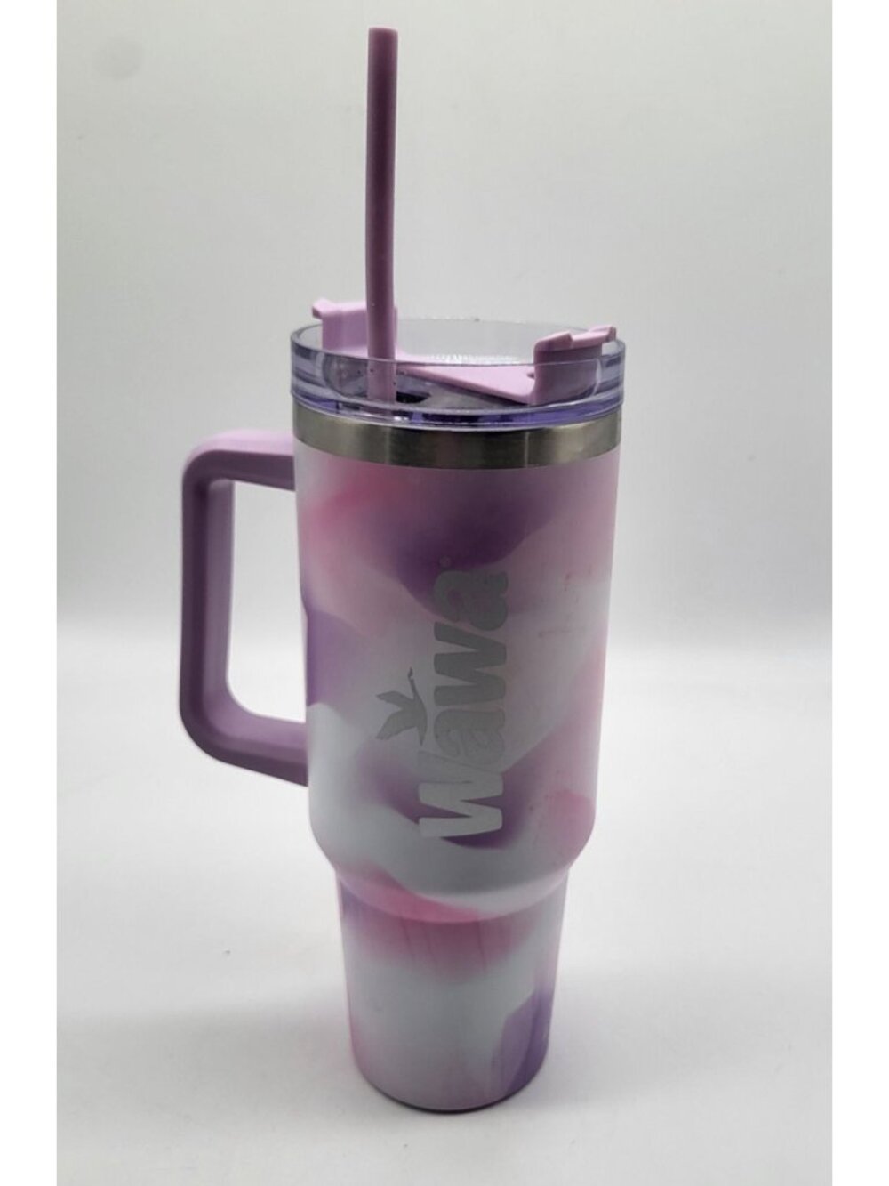 WAWA 2024 Limited Edition Lake Vacuum Insulated Marble Tumbler 40oz Pink Purple